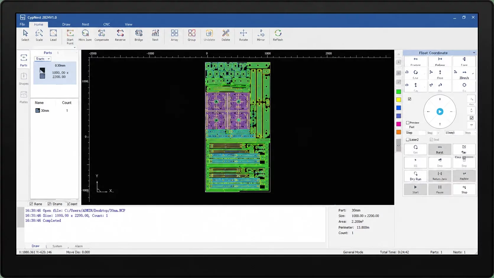 System sterowania Raytools